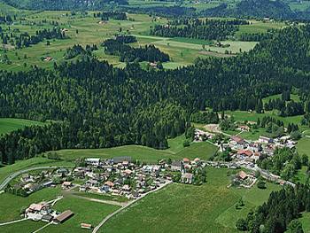 Vue aérienne de La Ferrière